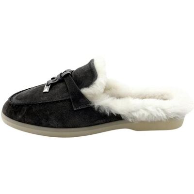 Hollert Fiorana Damen Lammfell-Mules Anthrazit – Handgefertigter Komfort in seiner sc... Schuhgröße: EUR 41 female Hollert Fiorana Damen Lammfell-Mules Anthrazit – Handgefertigter Komfort in seiner sc... Schuhgröße: EUR 41 female
