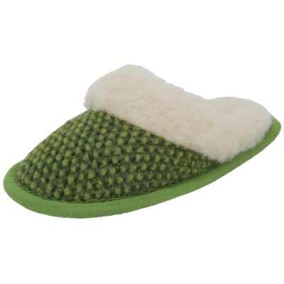 Hollert Hausschuhe Pantoffeln aus Merinowolle - PAULA Farbe: Blau Schuhgröße: EUR 37/38 Hollert Hausschuhe Pantoffeln aus Merinowolle - PAULA Farbe: Blau Schuhgröße: EUR 37/38