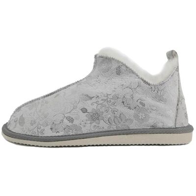 Hollert Lammfell Hausschuhe - ANGEL SILBER Schuhgröße: EUR 36 female Hollert Lammfell Hausschuhe - ANGEL SILBER Schuhgröße: EUR 36 female