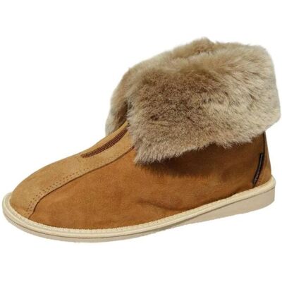 Hollert Lammfell Hausschuhe B-Ware Alaska Cognac Schuhgröße: EUR 37 female Hollert Lammfell Hausschuhe B-Ware Alaska Cognac Schuhgröße: EUR 37 female