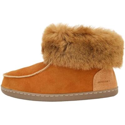 Hollert Lammfell Hausschuhe - EWA COGNAC Schuhgröße: EUR 38 female Hollert Lammfell Hausschuhe - EWA COGNAC Schuhgröße: EUR 38 female