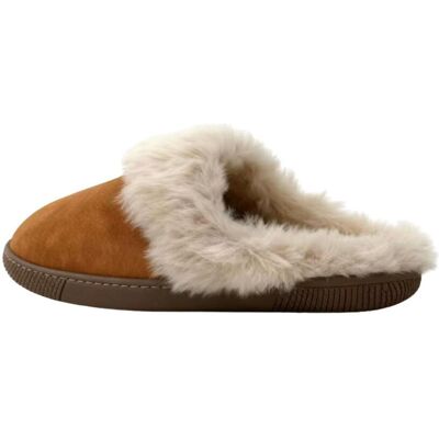Hollert Damen Lammfell-Hausschuh „Mira“ aus Merino Lammfel in Cognac Schuhgröße: EUR 40 female Hollert Damen Lammfell-Hausschuh „Mira“ aus Merino Lammfel in Cognac Schuhgröße: EUR 40 female
