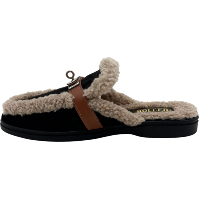 Hollert Siena Lammfell-Mules Schwarz - Eleganz trifft Geborgenheit Schuhgröße: EUR 38 female Hollert Siena Lammfell-Mules Schwarz - Eleganz trifft Geborgenheit Schuhgröße: EUR 38 female