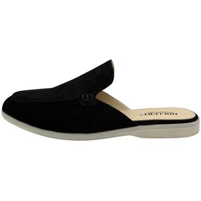 Hollert Herren Slipper aus Echtleder Schwarz - Komfort Mule HOL51 Schuhgröße: EUR 44 male Hollert Herren Slipper aus Echtleder Schwarz - Komfort Mule HOL51 Schuhgröße: EUR 44 male