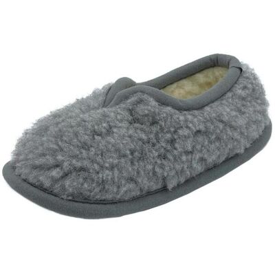Hollert Hausschuhe aus Merinowolle - FOGGIA Farbe: Grau Schuhgröße: EUR 35/36 female Hollert Hausschuhe aus Merinowolle - FOGGIA Farbe: Grau Schuhgröße: EUR 35/36 female
