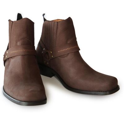 Hollert Leder Stiefelette Cowboy Modell 2000 Schuhgröße: EUR 45 Farbe: Braun male Hollert Leder Stiefelette Cowboy Modell 2000 Schuhgröße: EUR 45 Farbe: Braun male