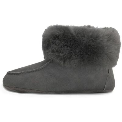 Hollert Lammfell Hausschuhe - IBIZA GRAU Schuhgröße: EUR 45 female Hollert Lammfell Hausschuhe - IBIZA GRAU Schuhgröße: EUR 45 female