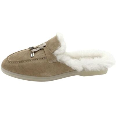 Hollert Fiorana Damen Lammfell-Mules Sand – Handgefertigter Komfort in seiner schönst... Schuhgröße: EUR 39 female Hollert Fiorana Damen Lammfell-Mules Sand – Handgefertigter Komfort in seiner schönst... Schuhgröße: EUR 39 female