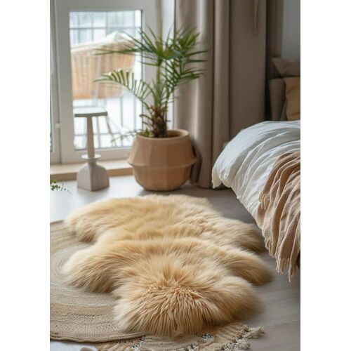 Hollert Lammfell Coburger Fuchsschaf Farbe: Dunkelbraun Größe: 90-100