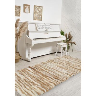 Hollert Schafwollteppich Läufer Honig 145 x 60 cm Hollert Schafwollteppich Läufer Honig 145 x 60 cm