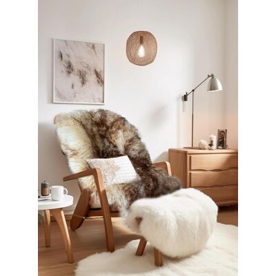 Hollert - Schaffell Stracciatella - Merino Lammfell - Rug Hollert - Schaffell Stracciatella - Merino Lammfell - Rug