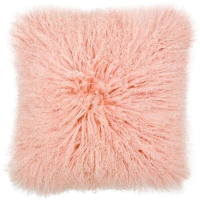 Hollert Lammfellkissen TIBET ROSA mit Inlett Hollert Lammfellkissen TIBET ROSA mit Inlett