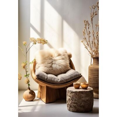Hollert Lammfellkissen Merino Creme Beige ohne Inlett Hollert Lammfellkissen Merino Creme Beige ohne Inlett