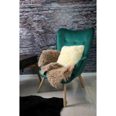 Hollert Lammfellkissen Merino Gelb ohne Inlett Hollert Lammfellkissen Merino Gelb ohne Inlett