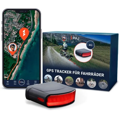 GPS Tracker Fahrrad & E-Bike – getarnt im LED Rücklicht, StVZO-Zulassung, Diebstahlschutz, Live-Ortung, Geozaun, Akku mit USB-C, 4G Netz PAJ GPS