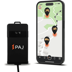 PAJ GPS Tracker VEHICLE Finder 4G 2.0 für Auto, Motorrad, Camper, Wohnmobil mit Batterie-Festanschluss. Live-Ortung und Diebstahlschutz