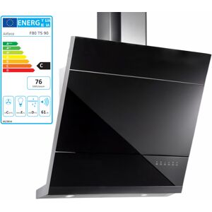 Airforce F80 90 TS INOX/VBK Kopffreihaube Edelstahl Glas schwarz 90 x 60 cm Airforce F80 90 TS INOX/VBK Kopffreihaube Edelstahl Glas schwarz 90 x 60 cm