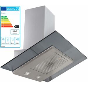 Airforce F15A 90 XSTRA RLN Wandhaube Edelstahl Glas Schwarz 90 cm Airforce F15A 90 XSTRA RLN Wandhaube Edelstahl Glas Schwarz 90 cm