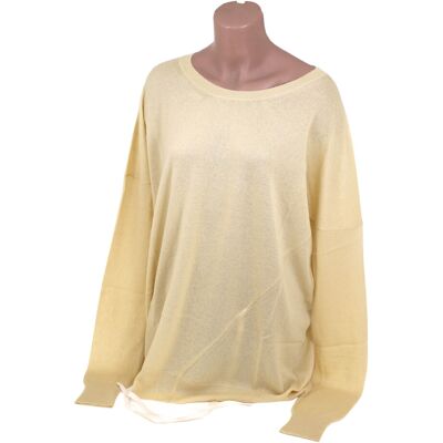 Petar Petrov 21SK4 Damen Pullover Jumper Vanille Kaschmir Seide Petar Petrov 21SK4 Damen Pullover Jumper Vanille Kaschmir Seide