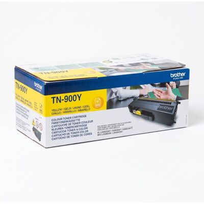 Brother TN-900Y Toner in Yellow/Gelb ca. 6.000 Seiten Brother TN-900Y Toner in Yellow/Gelb ca. 6.000 Seiten