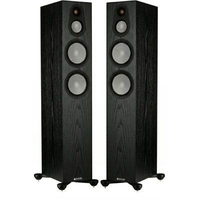 1x Paar Monitor Audio Silver 300 7G Standlautsprecher Black Oak Eiche Schwarz 1x Paar Monitor Audio Silver 300 7G Standlautsprecher Black Oak Eiche Schwarz