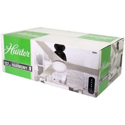 Hunter Hunter Deckenventilator Harmony Bronze - Fernbedienung, 137cm Hunter Hunter Deckenventilator Harmony Bronze - Fernbedienung, 137cm