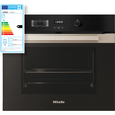 Miele H2860BP Einbau Backofen 60cm Heißluft Pyrolyse Edelstahl Schwarz A+ Miele H2860BP Einbau Backofen 60cm Heißluft Pyrolyse Edelstahl Schwarz A+