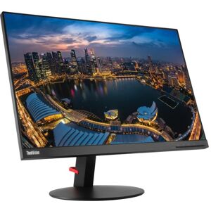 Lenovo ThinkVision T24i-10 schwarz 23,8 Zoll Full HD 1920x1080 HDMI DisplayPort VGA Höhenverstellbar