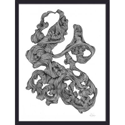 Nordal Rocaille Illustration - Schwarzweiss Nordal Rocaille Illustration - Schwarzweiss