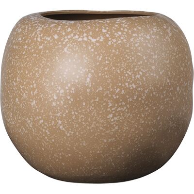 Broste Copenhagen Apple Vase Steingut Kaffee - Ø41,5XH34,5CM Broste Copenhagen Apple Vase Steingut Kaffee - Ø41,5XH34,5CM