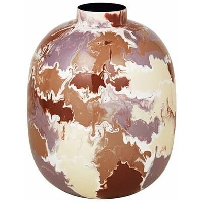 Broste Copenhagen Thyra Vase mischen helle Farben - Ø25cm Broste Copenhagen Thyra Vase mischen helle Farben - Ø25cm