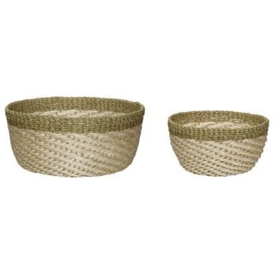 Hubsch Palmenkörbe 2er-Set - 821505 Hubsch Palmenkörbe 2er-Set - 821505