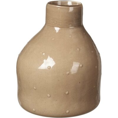 Broste Copenhagen Vase Silas Sand Ø25cm - 14485048 Broste Copenhagen Vase Silas Sand Ø25cm - 14485048