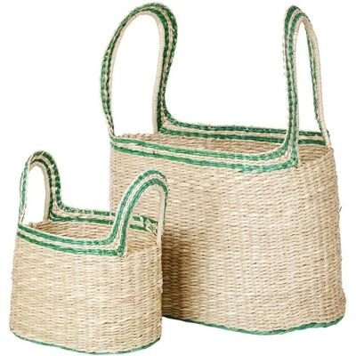 Broste Copenhagen Lykke Seegras Körbe - 2er-Set Broste Copenhagen Lykke Seegras Körbe - 2er-Set