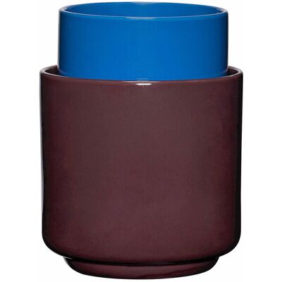 Hubsch Deux Pots Blumentöpfe/Vasen lila/blau - 211912 Hubsch Deux Pots Blumentöpfe/Vasen lila/blau - 211912