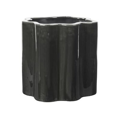 Broste Copenhagen Sonja Pflanzgefäß - Dunkelgrün - 36cm - Blumentopf Broste Copenhagen Sonja Pflanzgefäß - Dunkelgrün - 36cm - Blumentopf