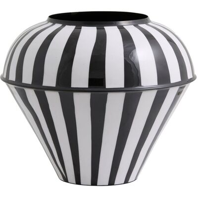 Nordal Sipura Vase schwarz/weiß - 8840 Nordal Sipura Vase schwarz/weiß - 8840