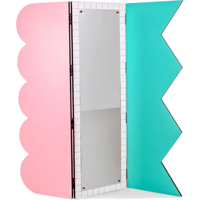 Seletti Superscreen roter Gitterspiegel/Raumteiler Seletti Superscreen roter Gitterspiegel/Raumteiler