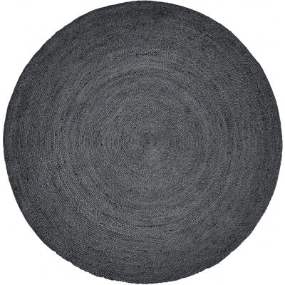 Nordal Runder Jute-Teppich - Ø150 cm - Schwarz Nordal Runder Jute-Teppich - Ø150 cm - Schwarz