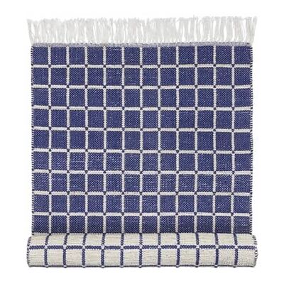 Broste Copenhagen Henny Teppich blau 70x140cm - 70070334 Broste Copenhagen Henny Teppich blau 70x140cm - 70070334
