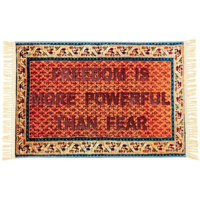 Seletti Modell Burnt Mehrfarben Polyester - Teppich - 80x120 cm Seletti Modell Burnt Mehrfarben Polyester - Teppich - 80x120 cm