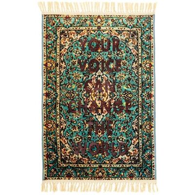 Loredana Longo Seletti Brenn-Teppich Stimme - Teppich Loredana Longo Seletti Brenn-Teppich Stimme - Teppich