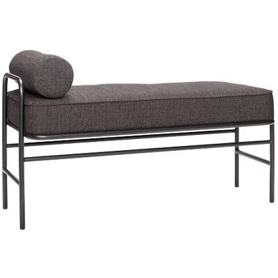 Hubsch Metall / Holz Sofa - schwarz inklusive Kissen Hubsch Metall / Holz Sofa - schwarz inklusive Kissen
