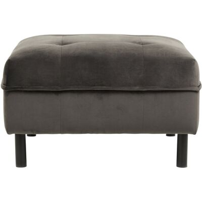 Nordal Puff Samthocker - grau Nordal Puff Samthocker - grau