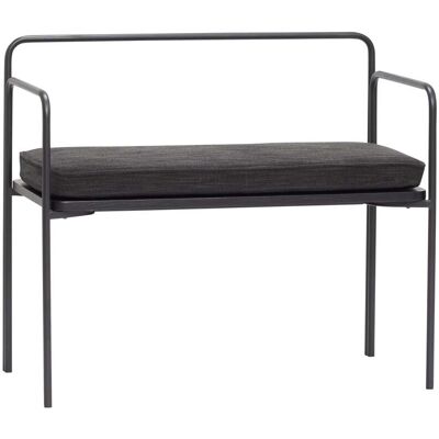 Hubsch Sofa inklusive Kissen - schwarz Hubsch Sofa inklusive Kissen - schwarz