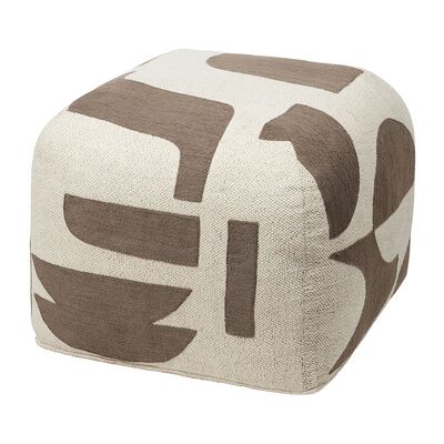 Broste Copenhagen Mundo Sitzpuff Braun/Beige - Pouf Broste Copenhagen Mundo Sitzpuff Braun/Beige - Pouf