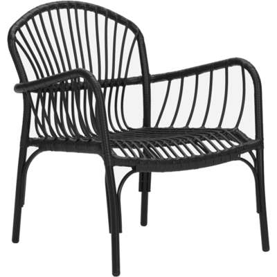 House Doctor Brea Lounge-Sessel schwarz House Doctor Brea Lounge-Sessel schwarz