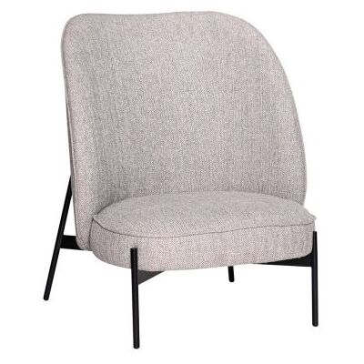 Hubsch Lounge-Sessel hellgrau Hubsch Lounge-Sessel hellgrau