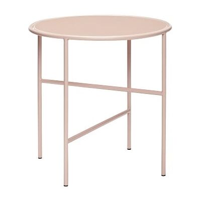 Hubsch Beistelltisch Metall / Glas - nackt Hubsch Beistelltisch Metall / Glas - nackt
