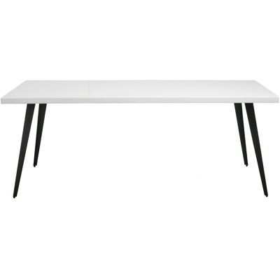 Nordal Blanca L - Weiß glänzender Esstisch - Tisch Nordal Blanca L - Weiß glänzender Esstisch - Tisch